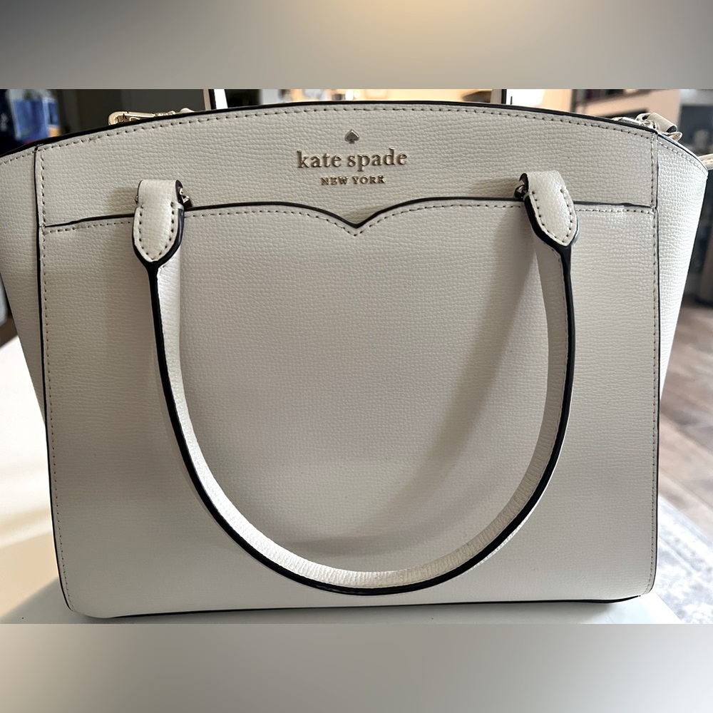 Kate Spade ♠️ parchment Frannie Satchel
